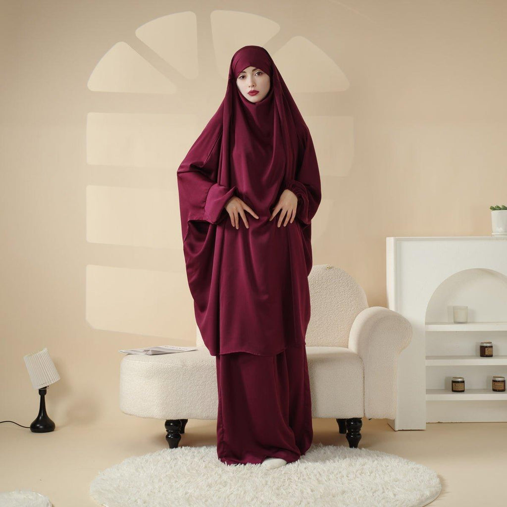 Mariam's Collection Mariam's Collection MJ008  Nida Fabric 2-Piece Set Jilbab — detail shot 9
