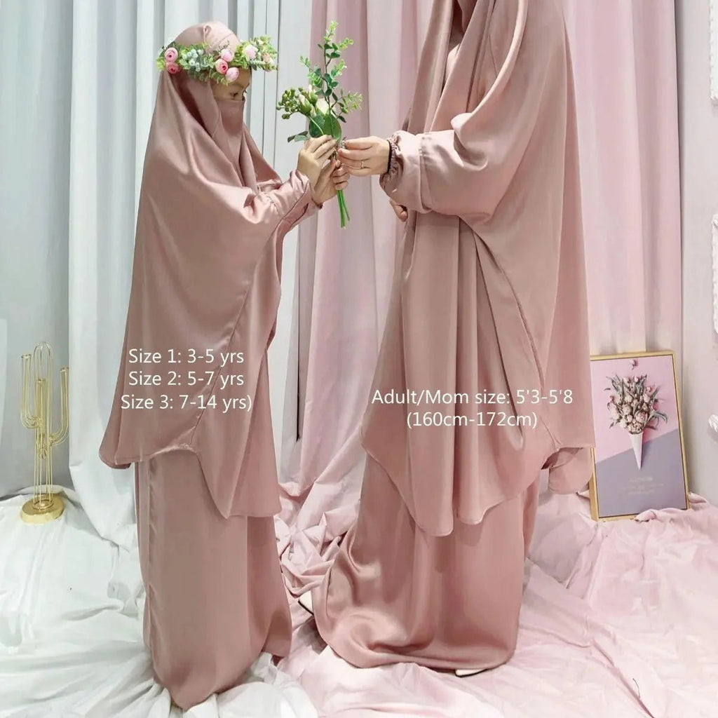 Mariam's Collection Mariam's Collection MJ008  Nida Fabric 2-Piece Set Jilbab — main product shot
