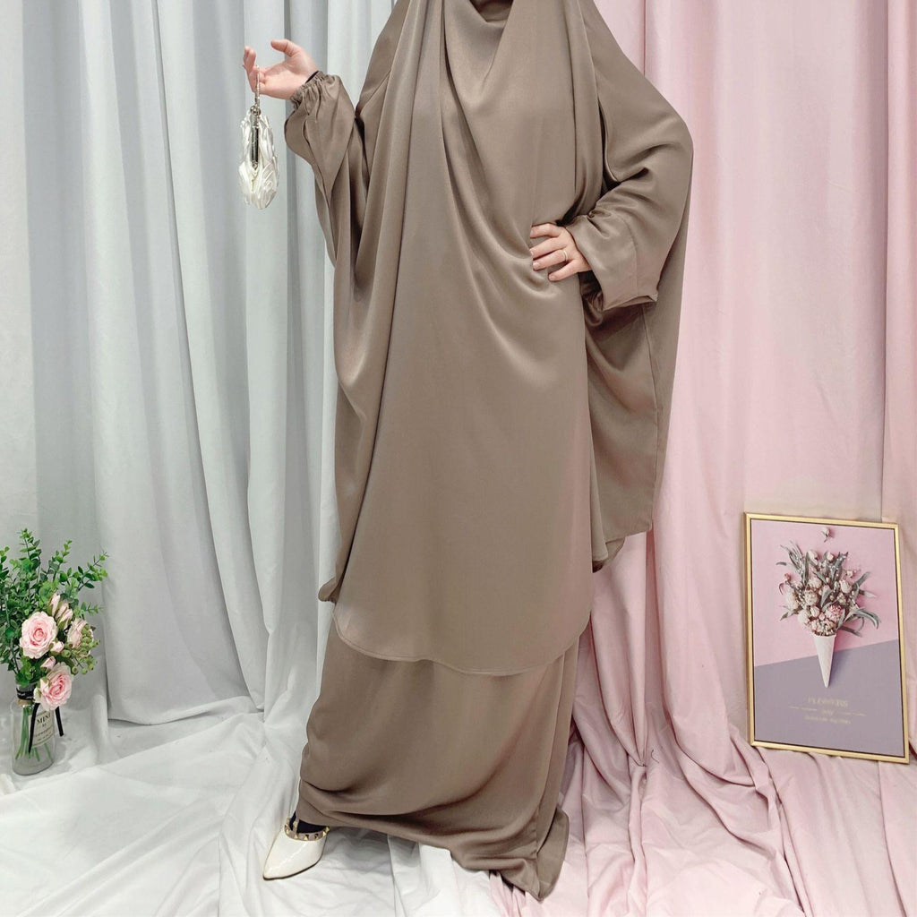 Mariam's Collection Mariam's Collection MJ008  Nida Fabric 2-Piece Set Jilbab — detail shot 7