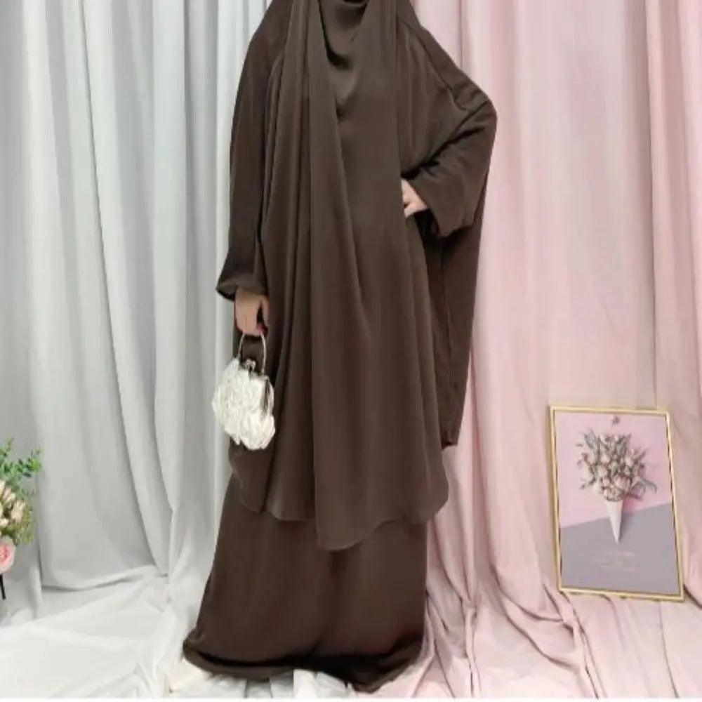 Mariam's Collection Mariam's Collection MJ008  Nida Fabric 2-Piece Set Jilbab — comparison shot