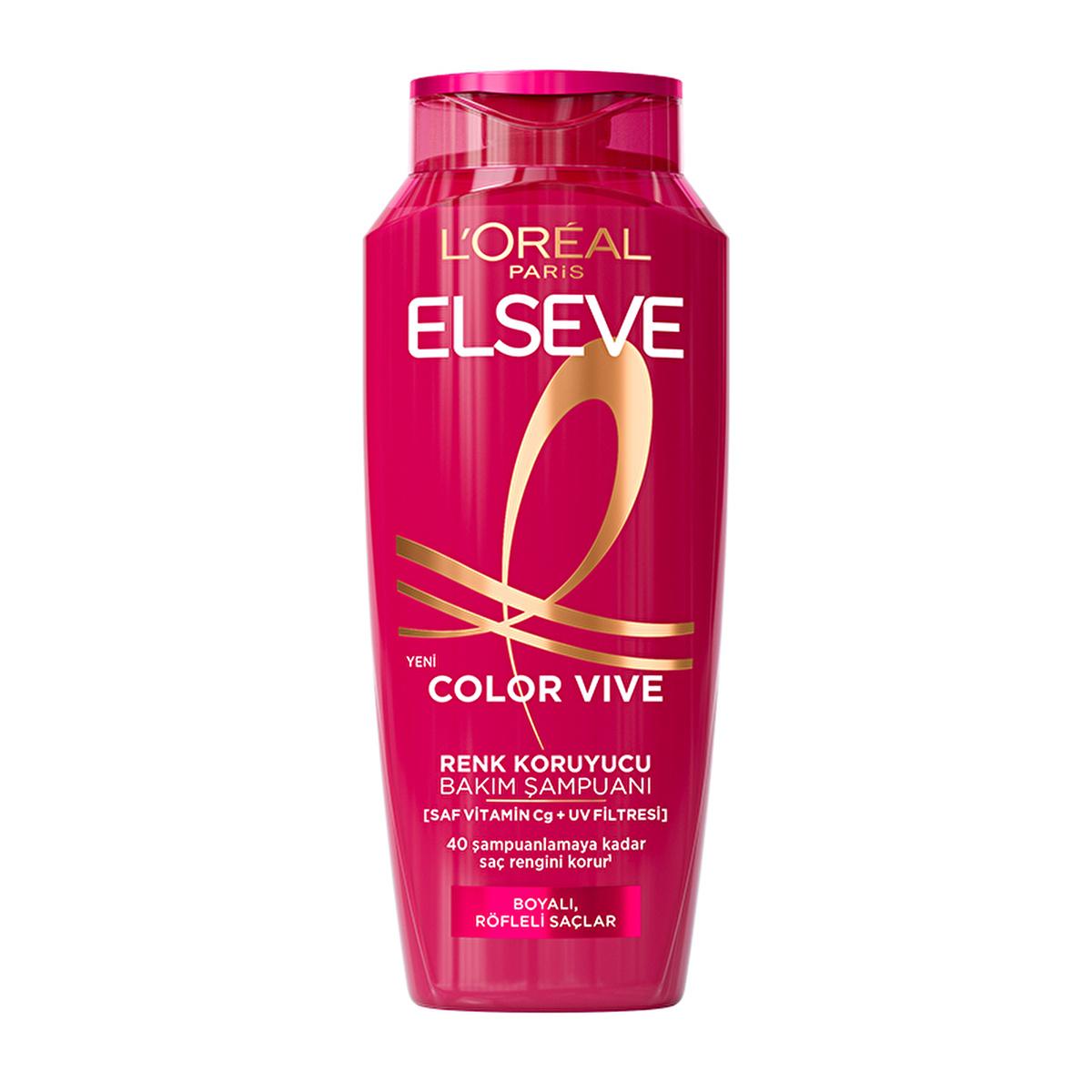 L'Oreal Paris Elseve Color Vive: The Ultimate Color Protecting Shampoo with UV Filter for Vibrant, Long-Lasting Color & Silky Shine - 10.14 fl oz