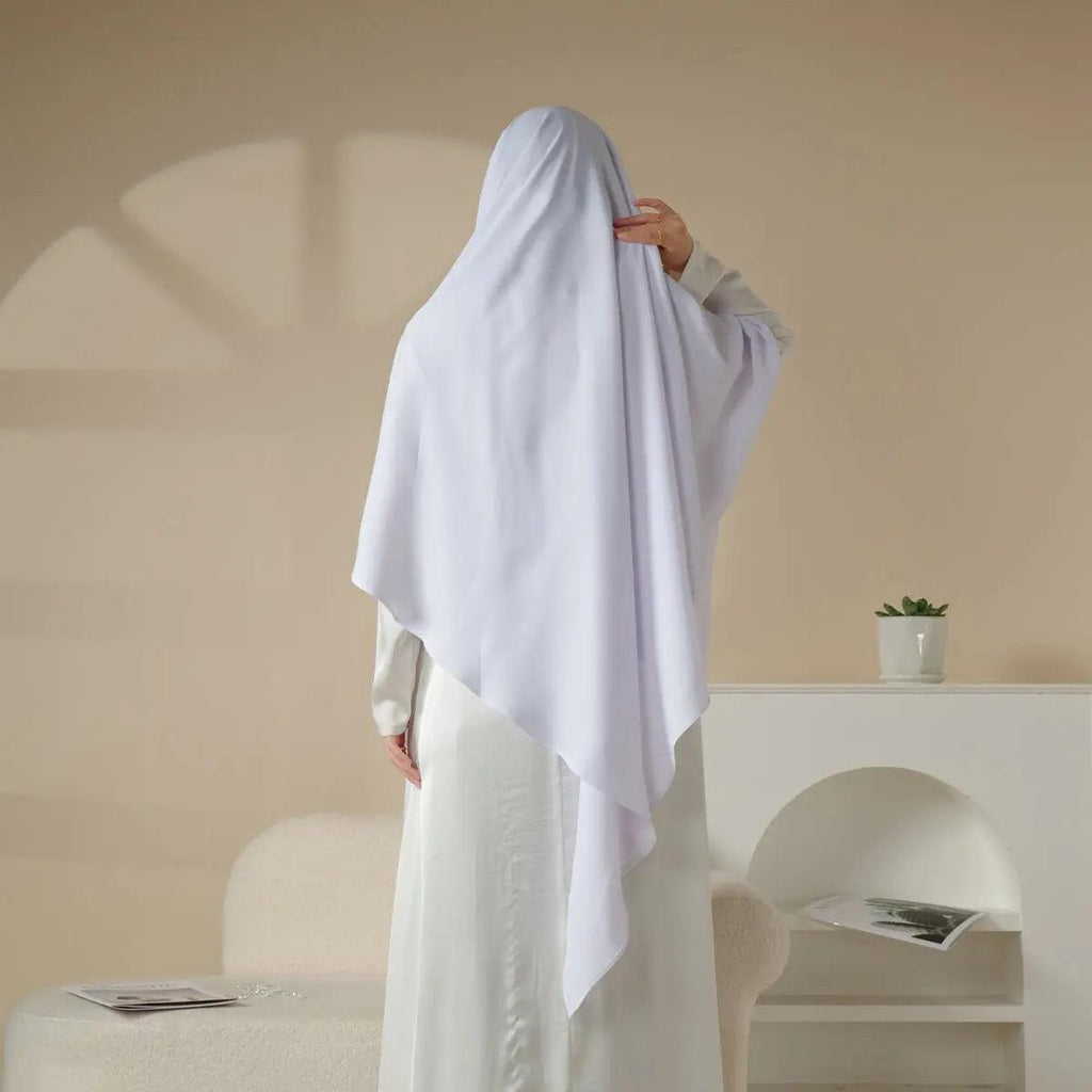 Mariam's Collection MK001 Niqab Attached 1-Layer Nida Plain Khimar — product category context