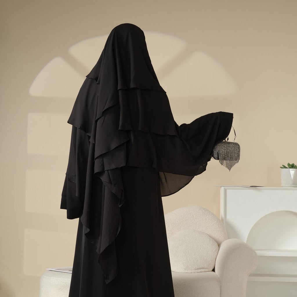 Mariam's Collection Mariam's Collection Three Layered Chiffon Khimar (MK002) — product category context