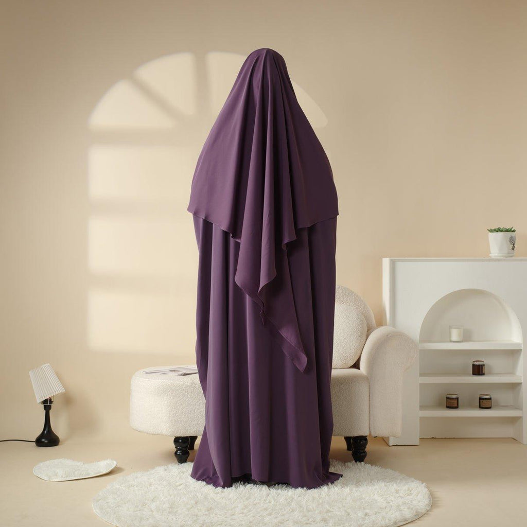 Mariam's Collection Mariam's Collection Matching Abaya Khimar Set (MK004) — detail shot 8