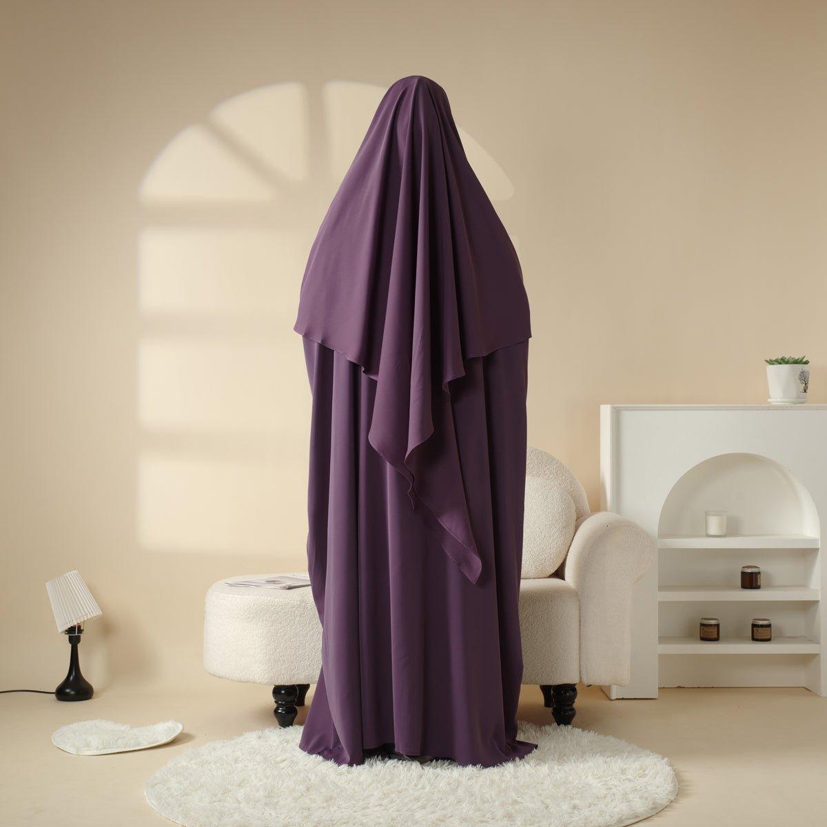 Mariam's Collection Mariam's Collection Matching Abaya Khimar Set (MK004) — detail shot 8