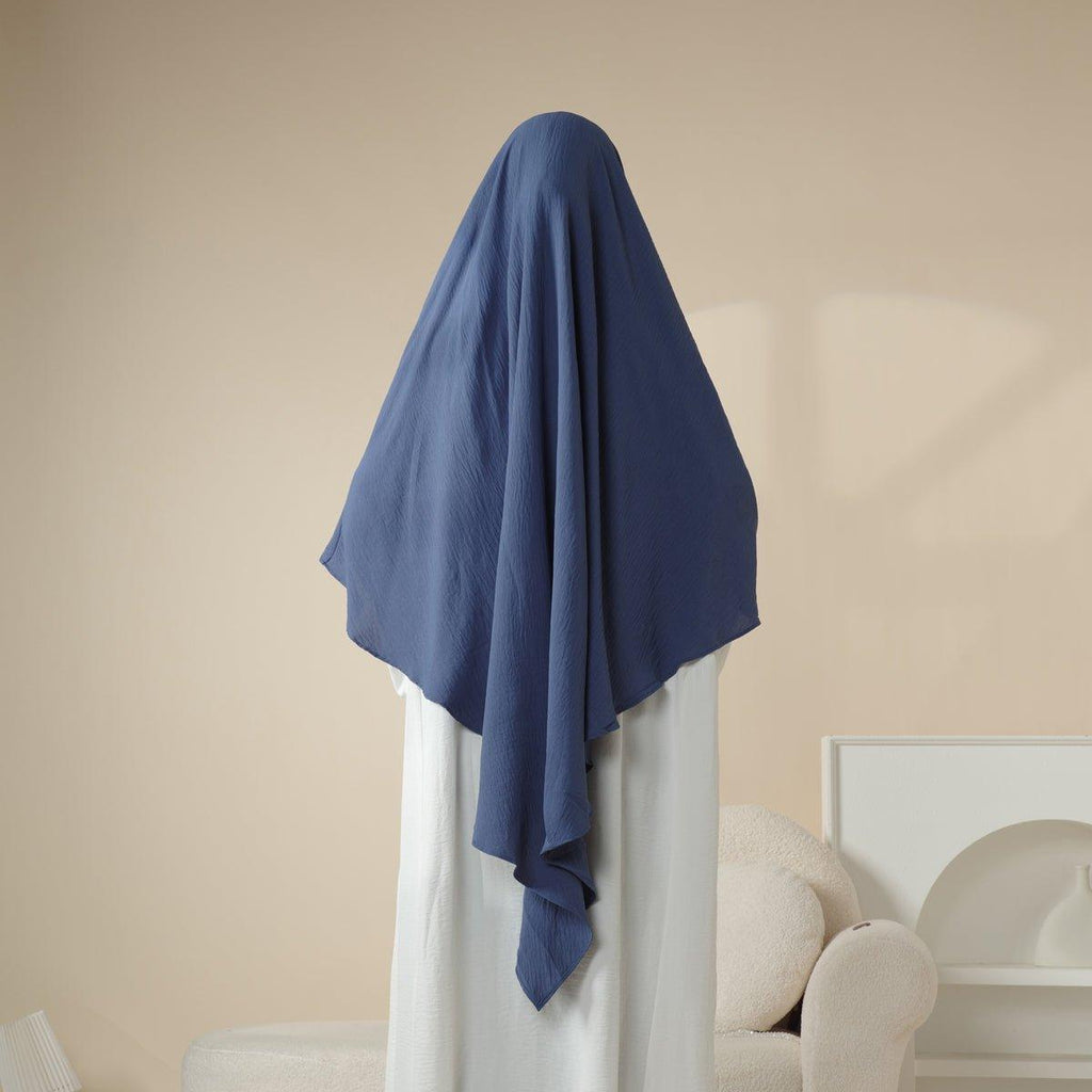 Mariam's Collection MK005 Crepe One Layer Khimar — detail shot 8