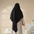 Mariam's Collection New Two-Layer Crepe Khimar (MK010) — lifestyle worn / used context