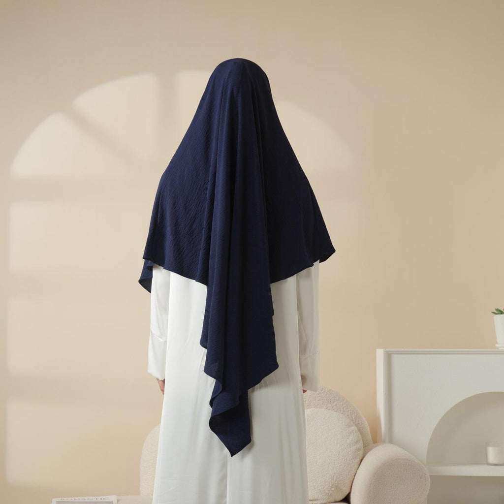 Mariam's Collection Comfort Crepe One Layer Khimar (MK014) — detail shot 8