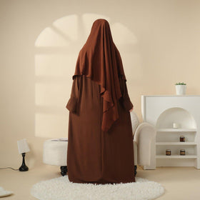 MK015 New Crepe Set Khimar