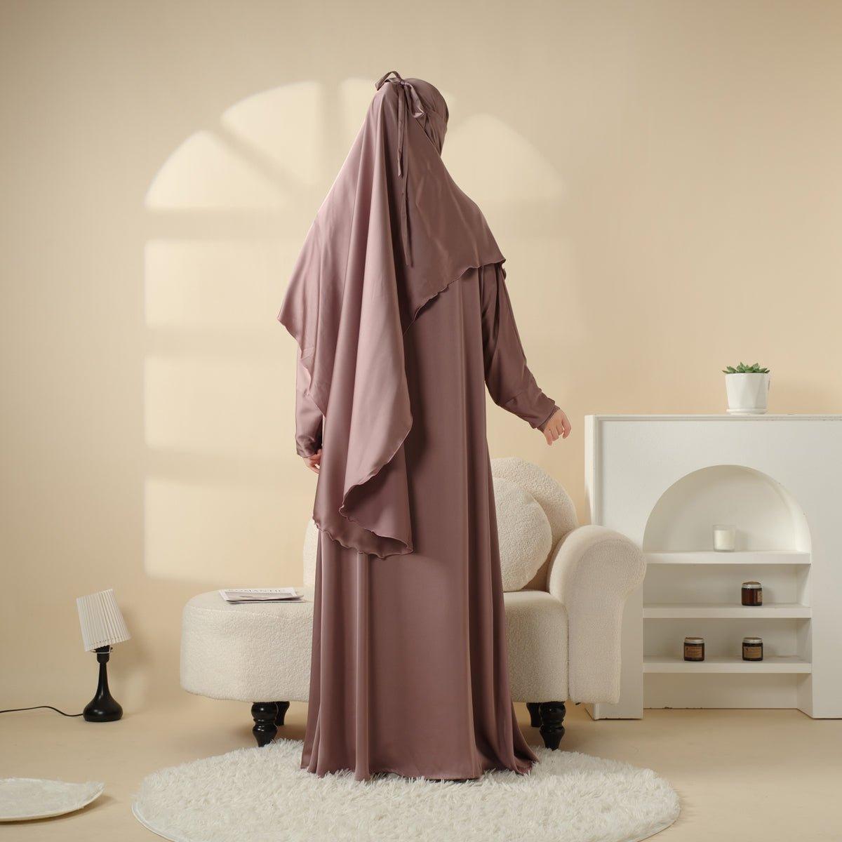 Mariam's Collection Abaya With Niqab and Khimar | Satin Niqab Khimar and Abaya (MK016) — product category context