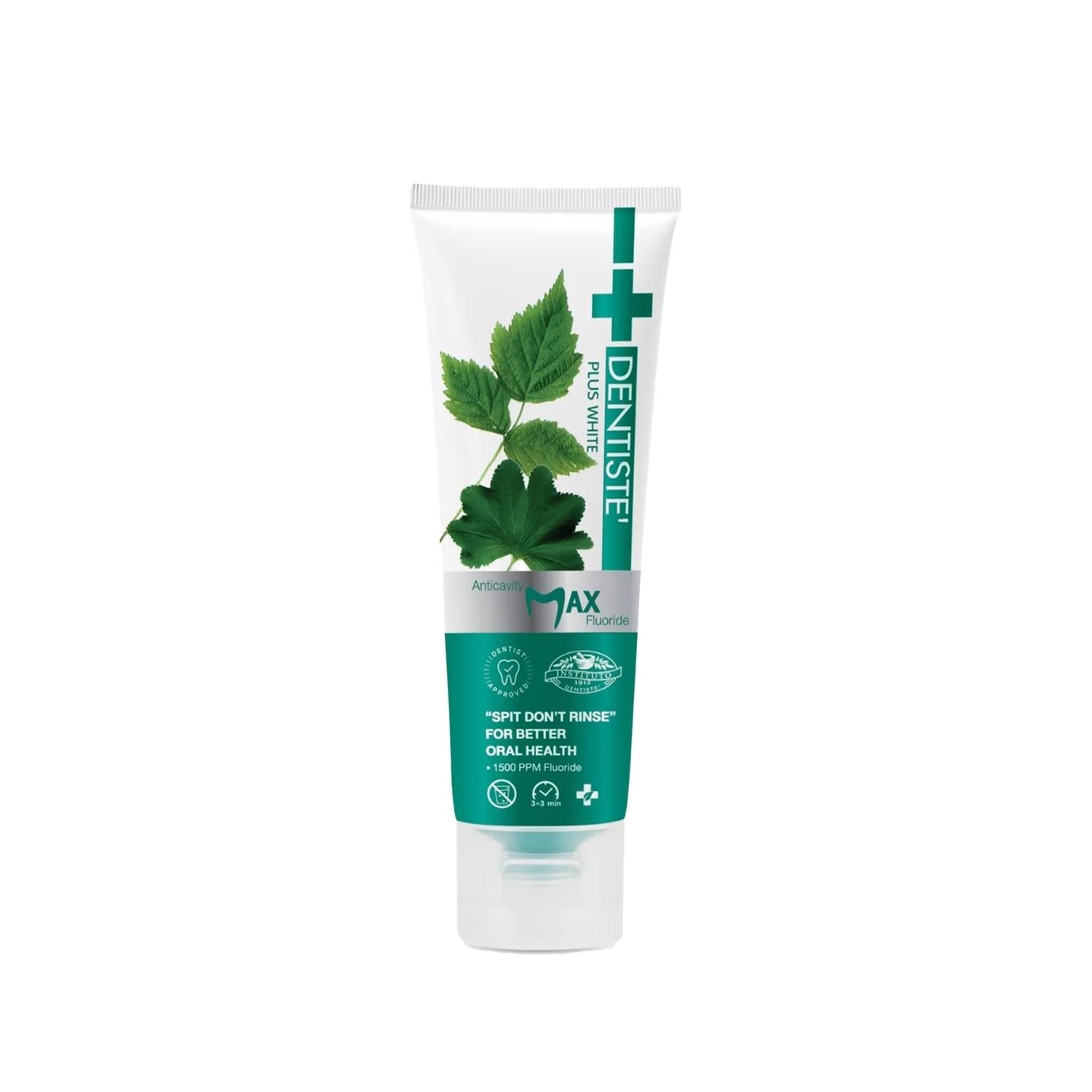 Dentiste Anticavity Max Fluoride Toothpaste - Maximum Protection & Dental Hygiene, Prevent Cavities (45g Travel Size)