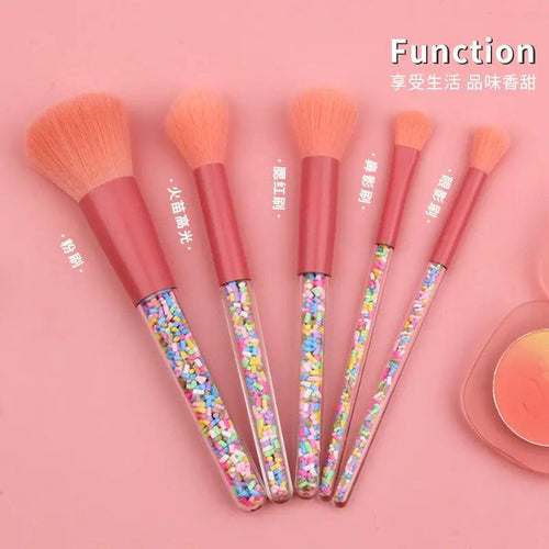 MMU026 makeup brushes set in candy color