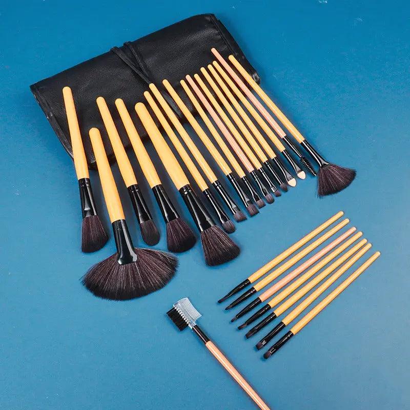 Mariam's Collection Mariam's Collection MMU030 24pcs Premium Cosmetic Makeup Brush Set — Mariam's Collection branding close-up