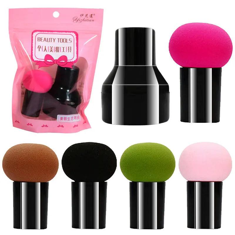 Mariam's Collection Mariam's Collection MMU036 Small Mushroom Head Powder Puff Sponge — main product shot