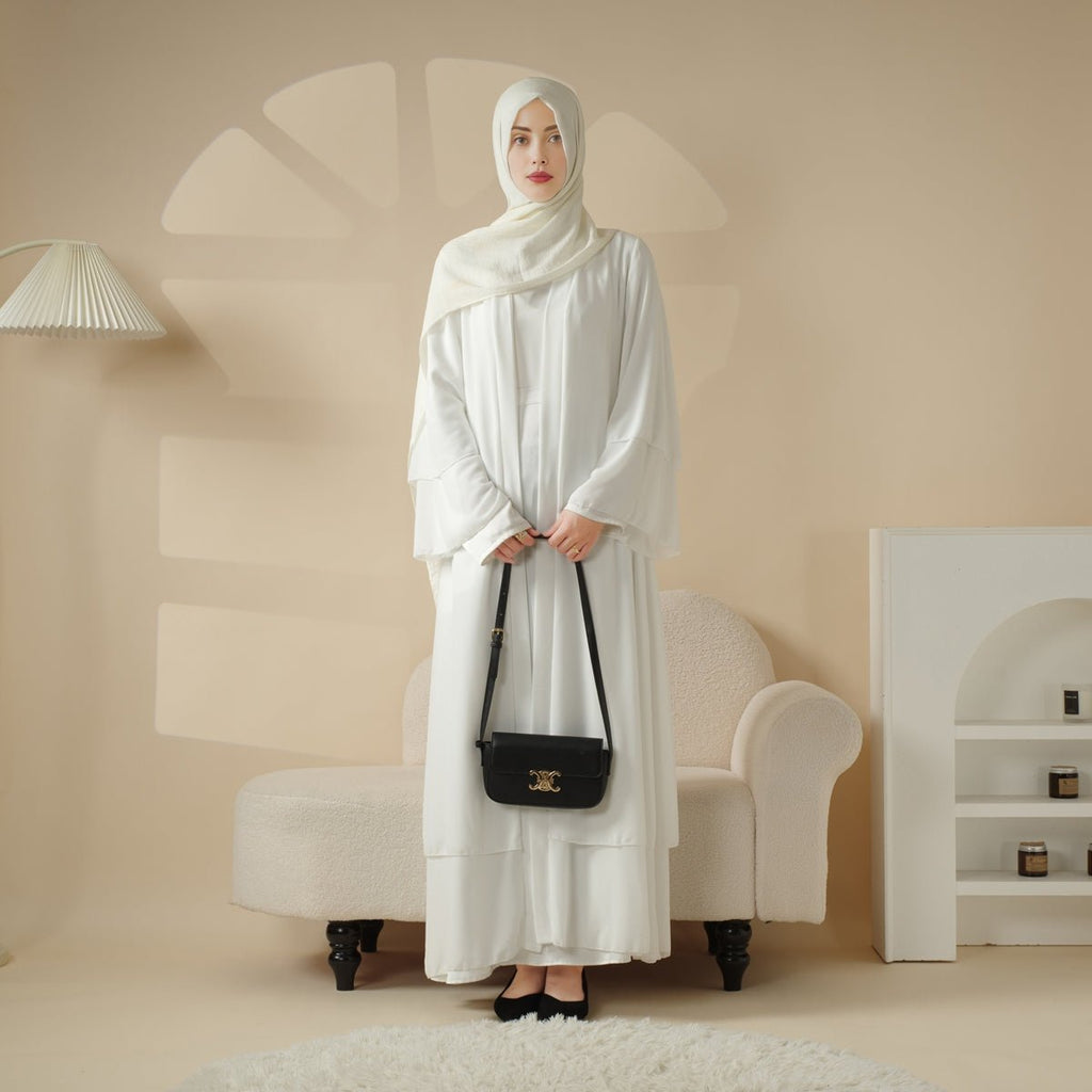 Mariam's Collection Mariam's Collection Stylish Chiffon Muslim Set Abaya (MOA008) — detail shot 9