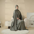 Mariam's Collection Luxury Wedding Abaya 3-Piece Bridal Abaya Set (MOA044) — detail shot 6