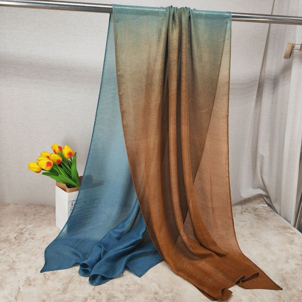 Mariam's Collection Modal Gradient Soft Hijab | Color Transition Hijab with Natural Flow (MH162) — lifestyle context