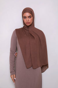 Modal Hijab - Cocoa Veiled 