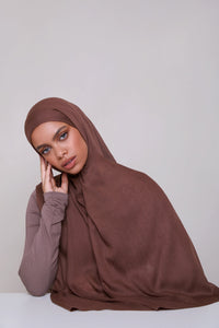 Modal Hijab - Cocoa Veiled 