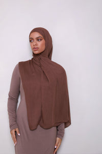 Modal Hijab - Cocoa Veiled 