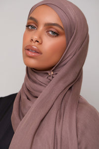 Modal Hijab - Dark Mauve Veiled 