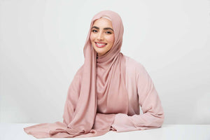 Modal Hijab - Dusty Mauve Veiled 