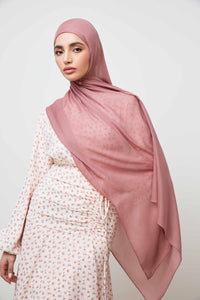 Modal Hijab & Matching Undercap Set - Burlwood Veiled 
