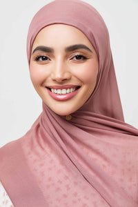 Modal Hijab & Matching Undercap Set - Burlwood Veiled 