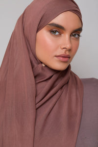 Modal Hijab - Pecan Veiled 