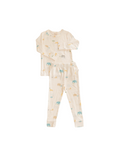 Dear Hayden Toddler Modal Pajama Set in Zoo — back view
