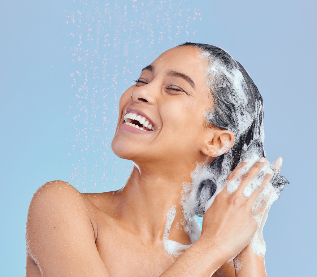 m'Chel Haircare High Shine Shampoo + Weightless Daily Conditioner Bars Bundle — detail close-up