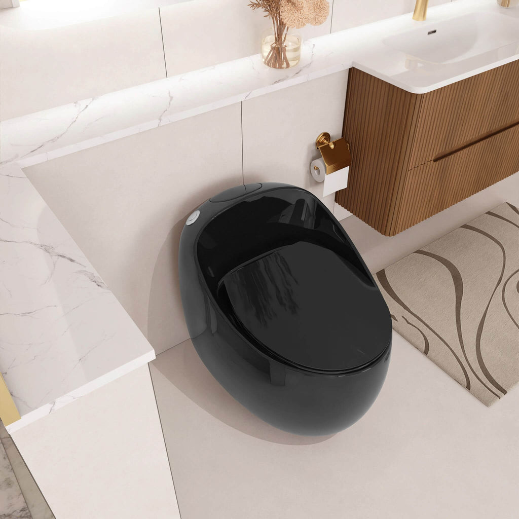 Nuvia Modern 1.28 GPF Single Flush 1-Piece Ceramic Egg-Shaped Toilet (SAK93341) – SAKSBY WHOLESALE, view 11