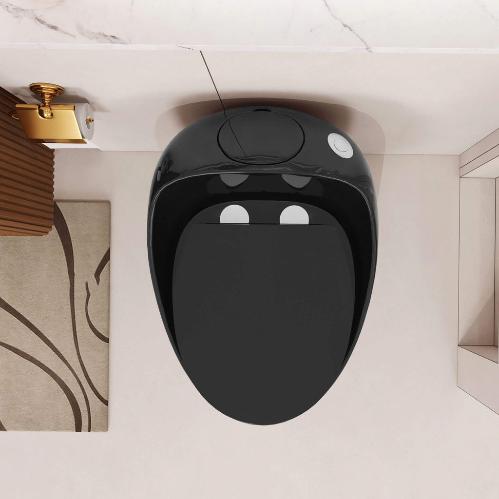 Nuvia Modern 1.28 GPF Single Flush 1-Piece Ceramic Egg-Shaped Toilet (SAK93341) – SAKSBY WHOLESALE, view 5