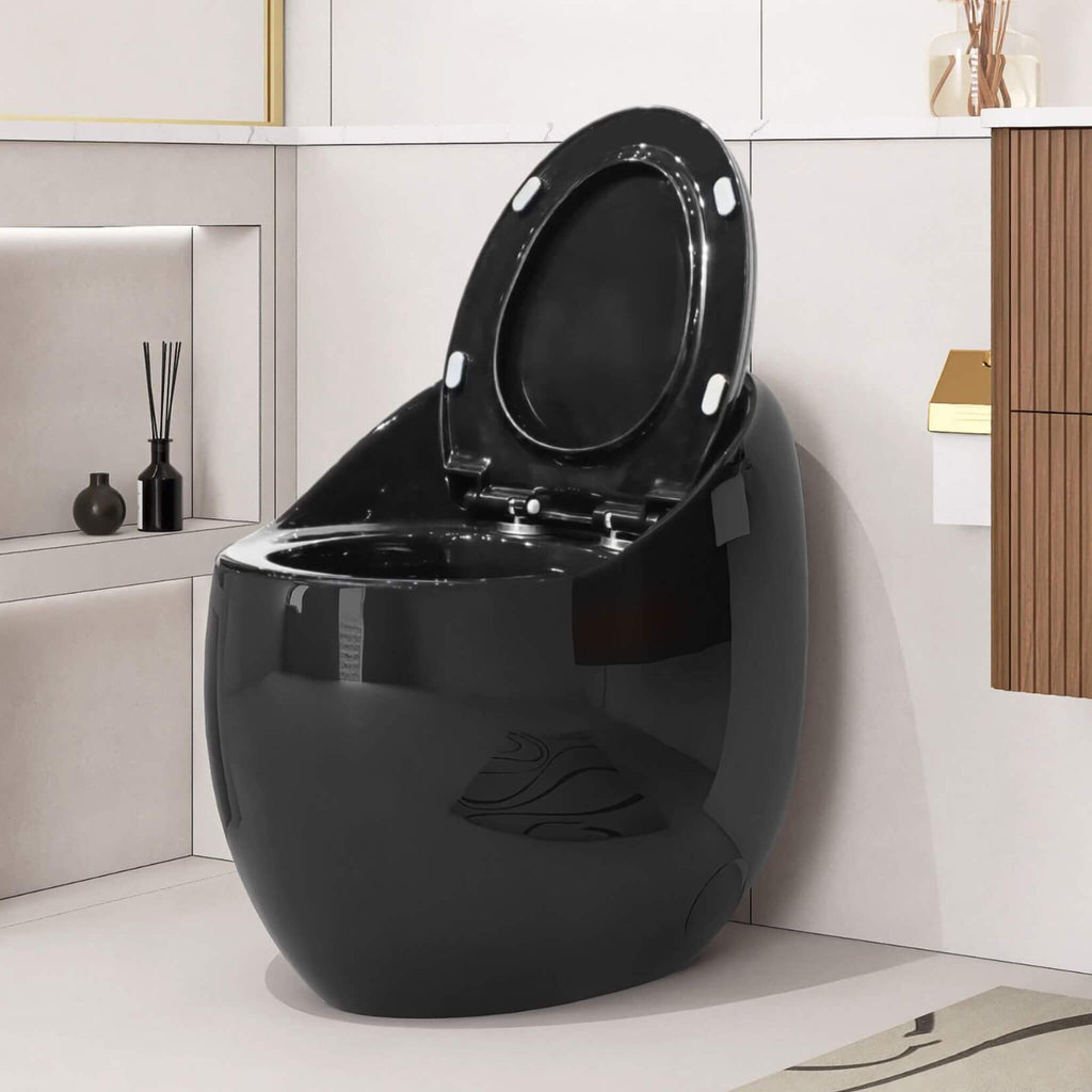Nuvia Modern 1.28 GPF Single Flush 1-Piece Ceramic Egg-Shaped Toilet (SAK93341) – SAKSBY WHOLESALE