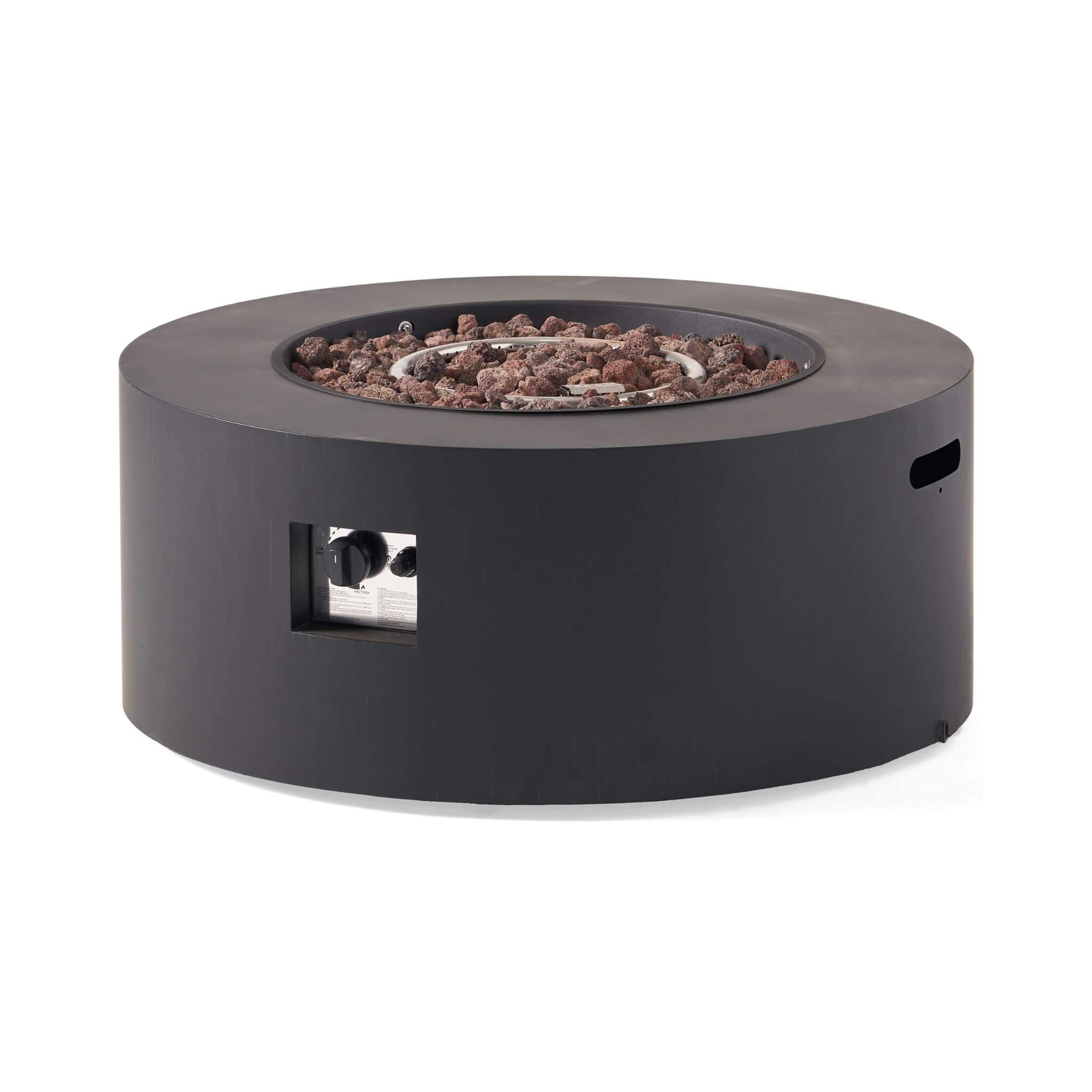 Alora Modern 32-Inch 40K BTU Round Iron Propane Fire Pit (SAK29102) – SAKSBY WHOLESALE, view 13