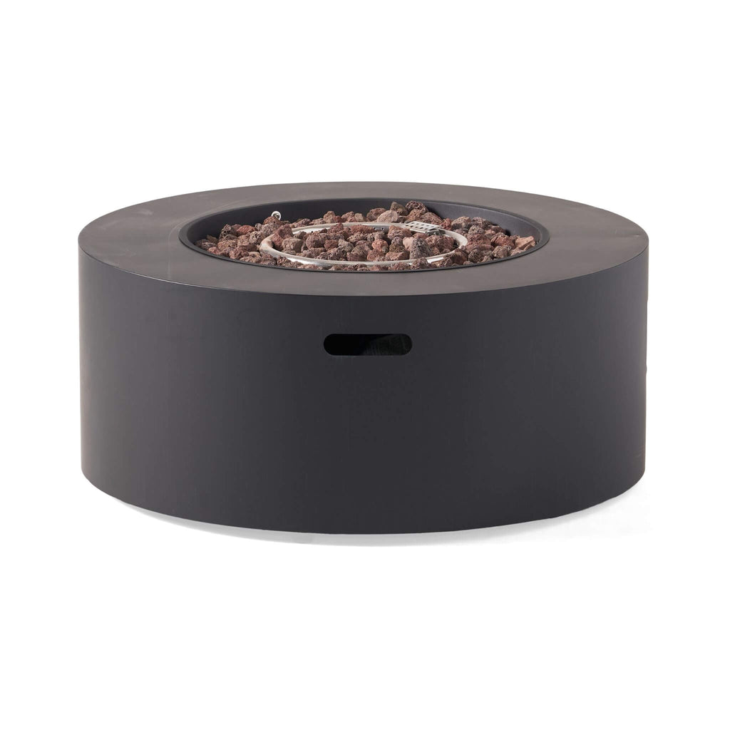Alora Modern 32-Inch 40K BTU Round Iron Propane Fire Pit (SAK29102) – SAKSBY WHOLESALE, view 5