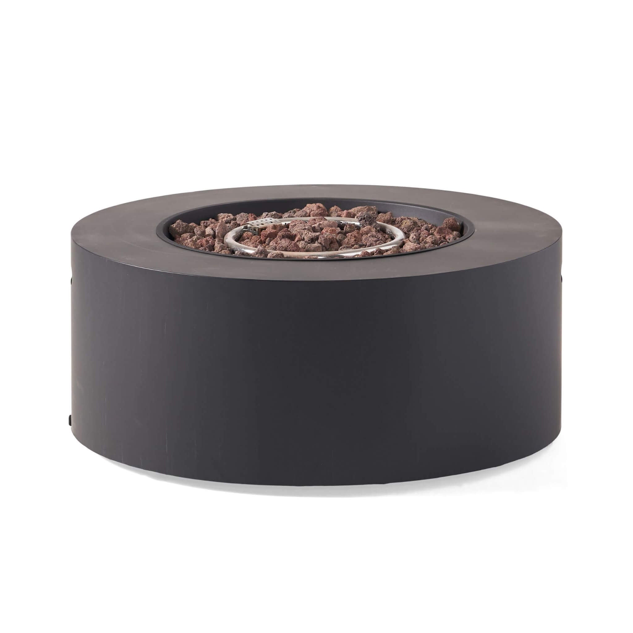 Alora Modern 32-Inch 40K BTU Round Iron Propane Fire Pit (SAK29102) – SAKSBY WHOLESALE, view 3