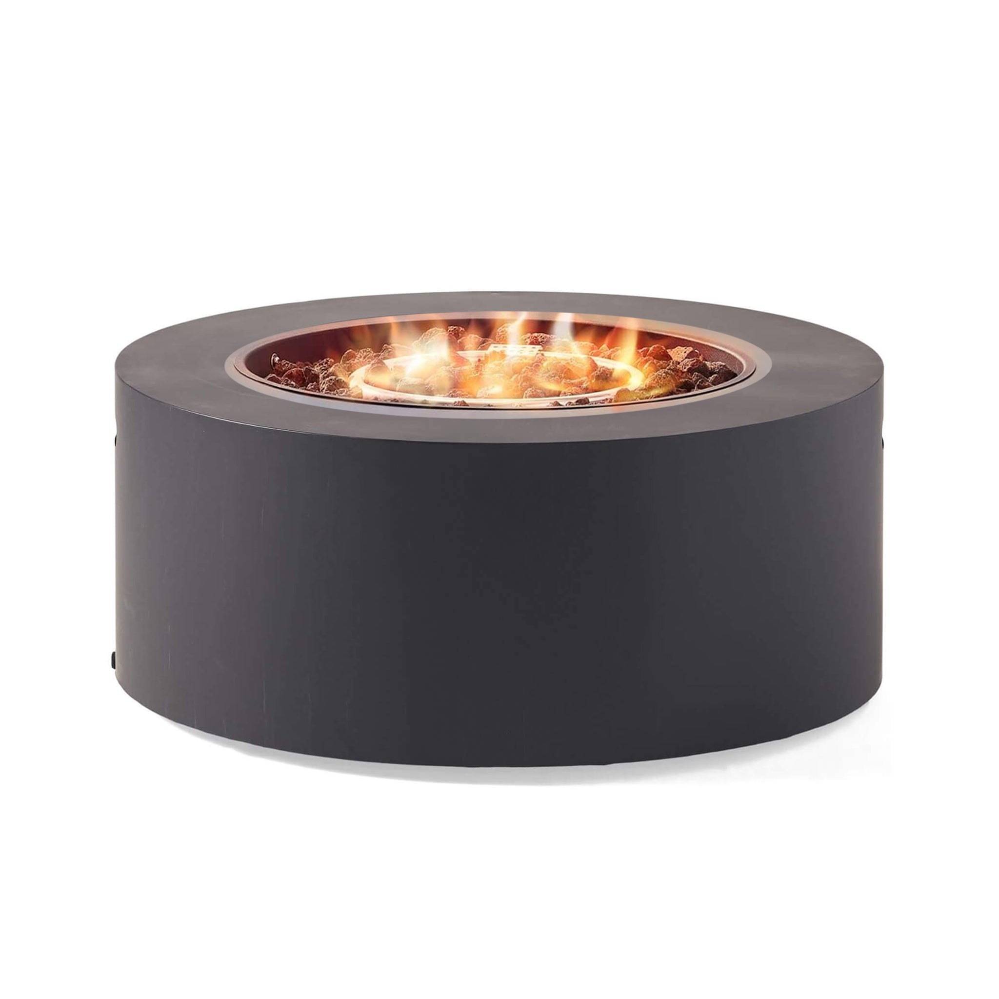 Alora Modern 32-Inch 40K BTU Round Iron Propane Fire Pit (SAK29102) – SAKSBY WHOLESALE, view 11