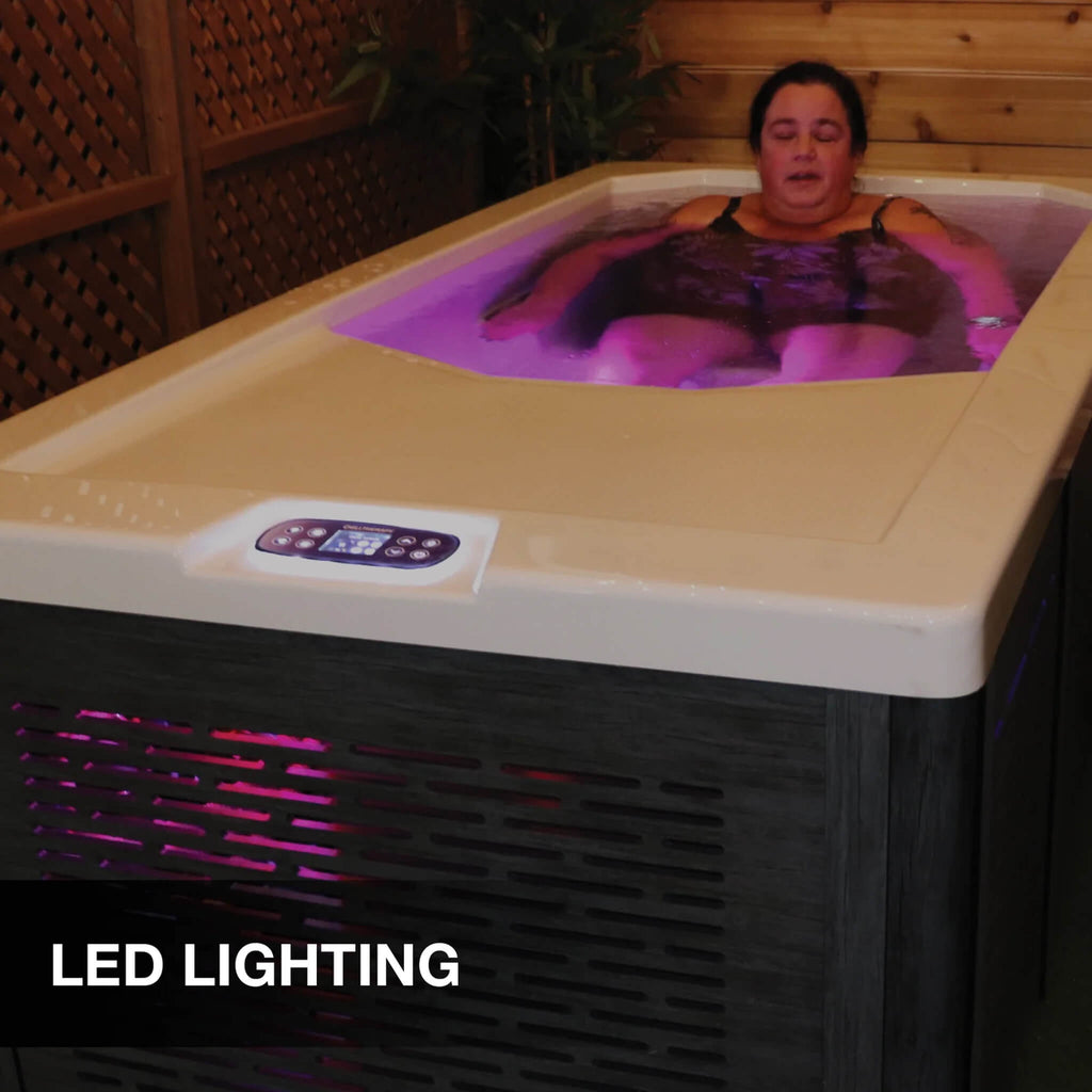 CSC 1000 Premium Cold Plunge Spa Tub With Built-In Ozone And Multi-Coloured Exterior Lighting (SAK37605) – SAKSBY WHOLESALE, 