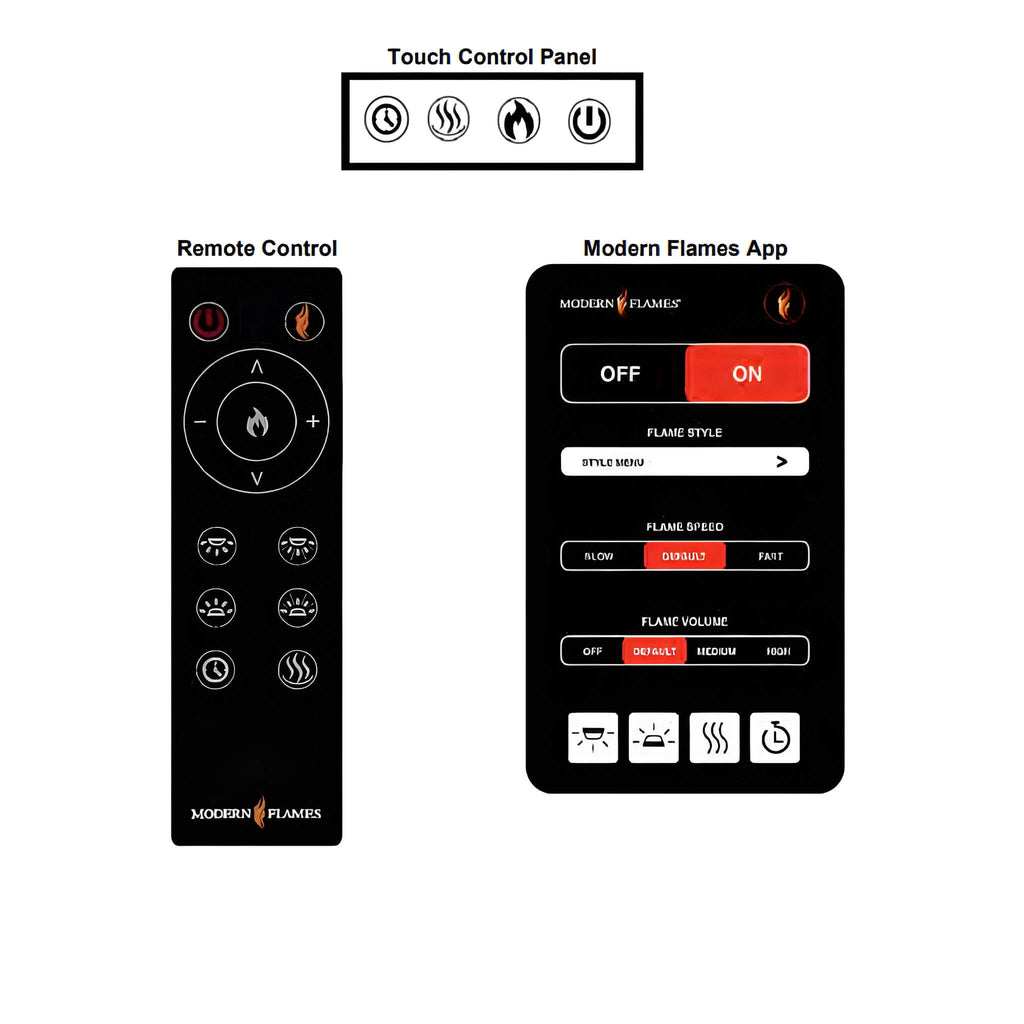 Modern Flames Orion Multi 76-Inch Heliovision Built-In Electric Fireplace [OR76-MULTI] (SAK93726) – SAKSBY WHOLESALE, view 8
