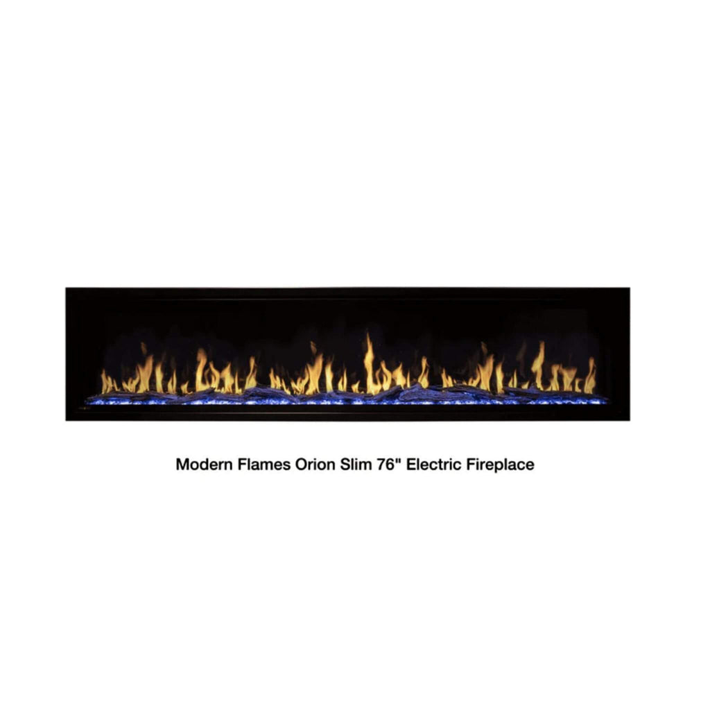 Modern Flames Orion Slim 76-Inch Heliovision Single-Sided Electric Fireplace [OR76-SLIM] (SAK41935) – SAKSBY WHOLESALE, view 