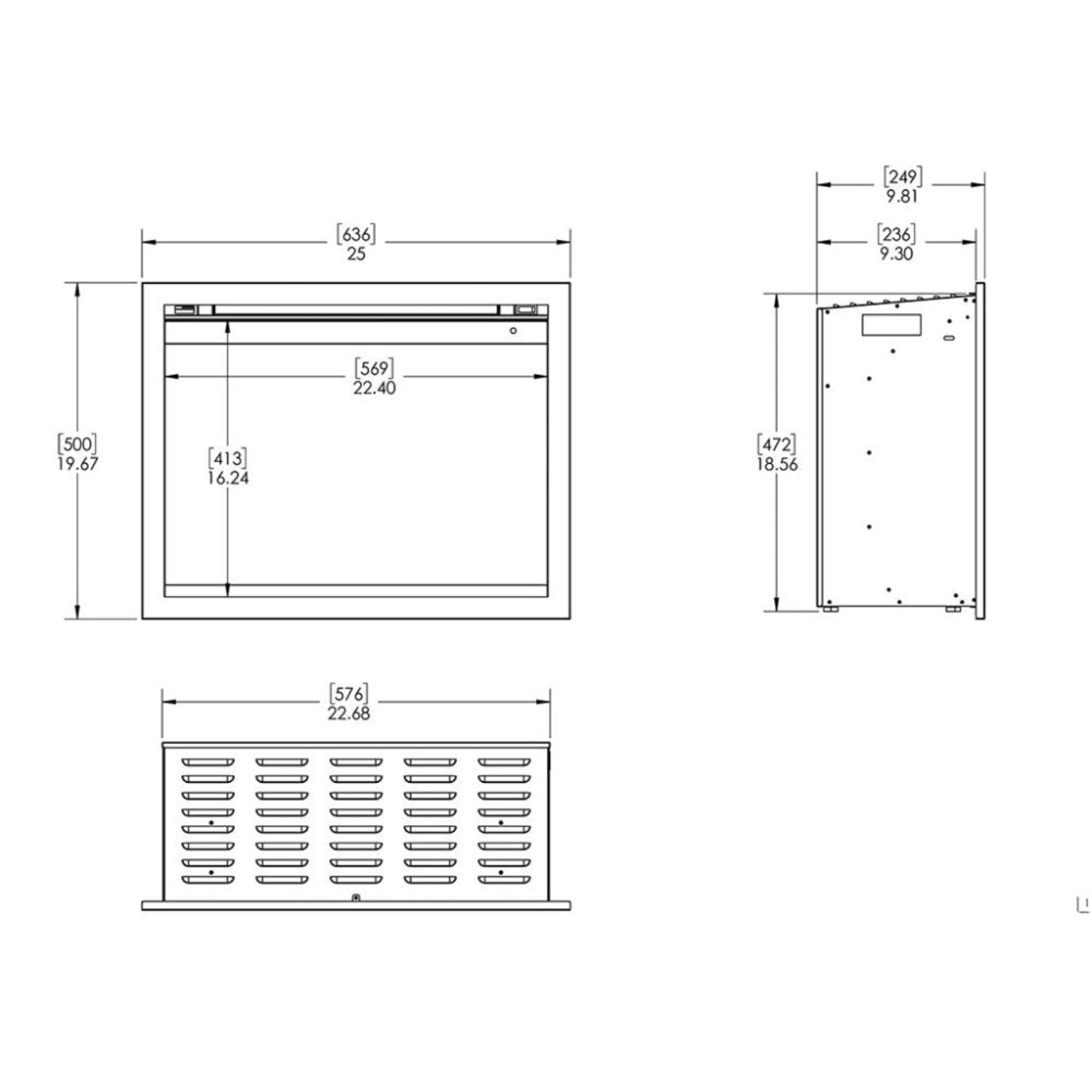 Modern Flames Orion Traditional 26-Inch Heliovision Electric Fireplace [OR26-TRAD] (SAK51873) – SAKSBY WHOLESALE, view 7