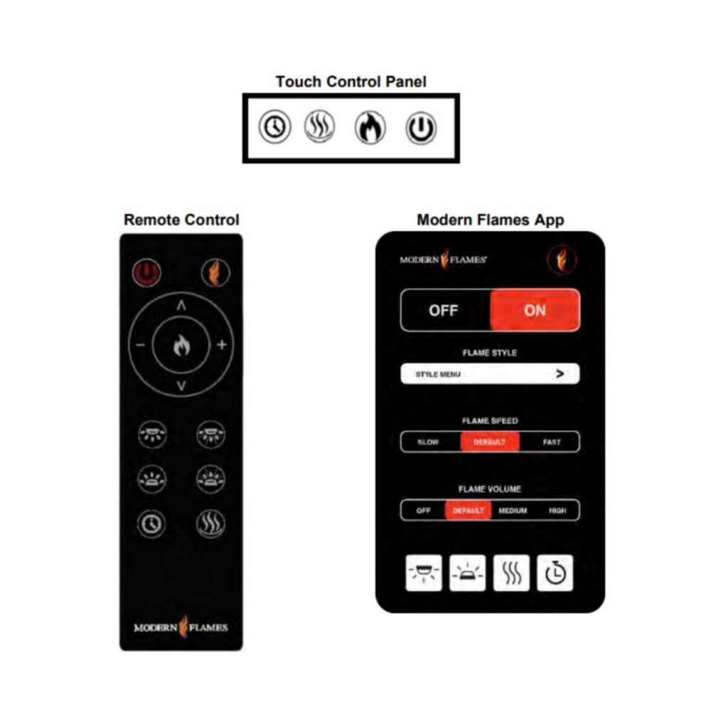 Modern Flames Orion Traditional 30-Inch Heliovision Electric Fireplace [OR30-TRAD] (SAK53719) – SAKSBY WHOLESALE, view 8