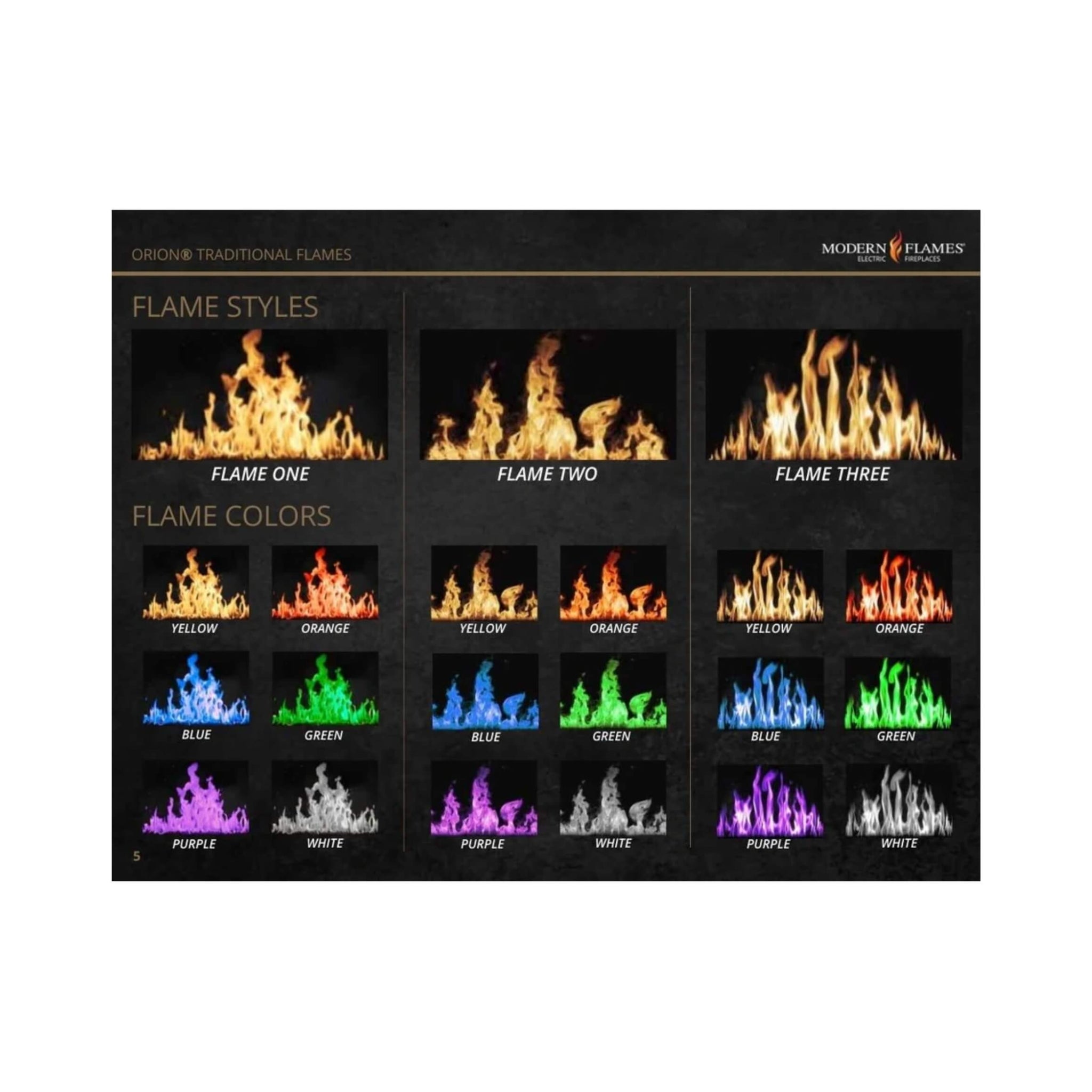 Modern Flames Orion Traditional 26-Inch Heliovision Electric Fireplace [OR26-TRAD] (SAK51873) – SAKSBY WHOLESALE, view 10