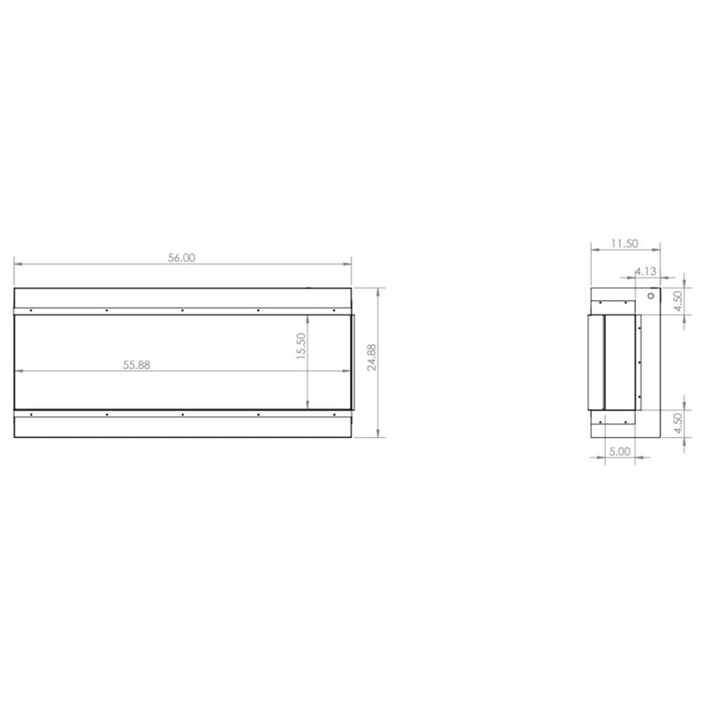 Modern Flames Redstone 30-Inch Built-In Traditional Electric Fireplace [RS-3021] (SAK84729) – SAKSBY WHOLESALE, view 6