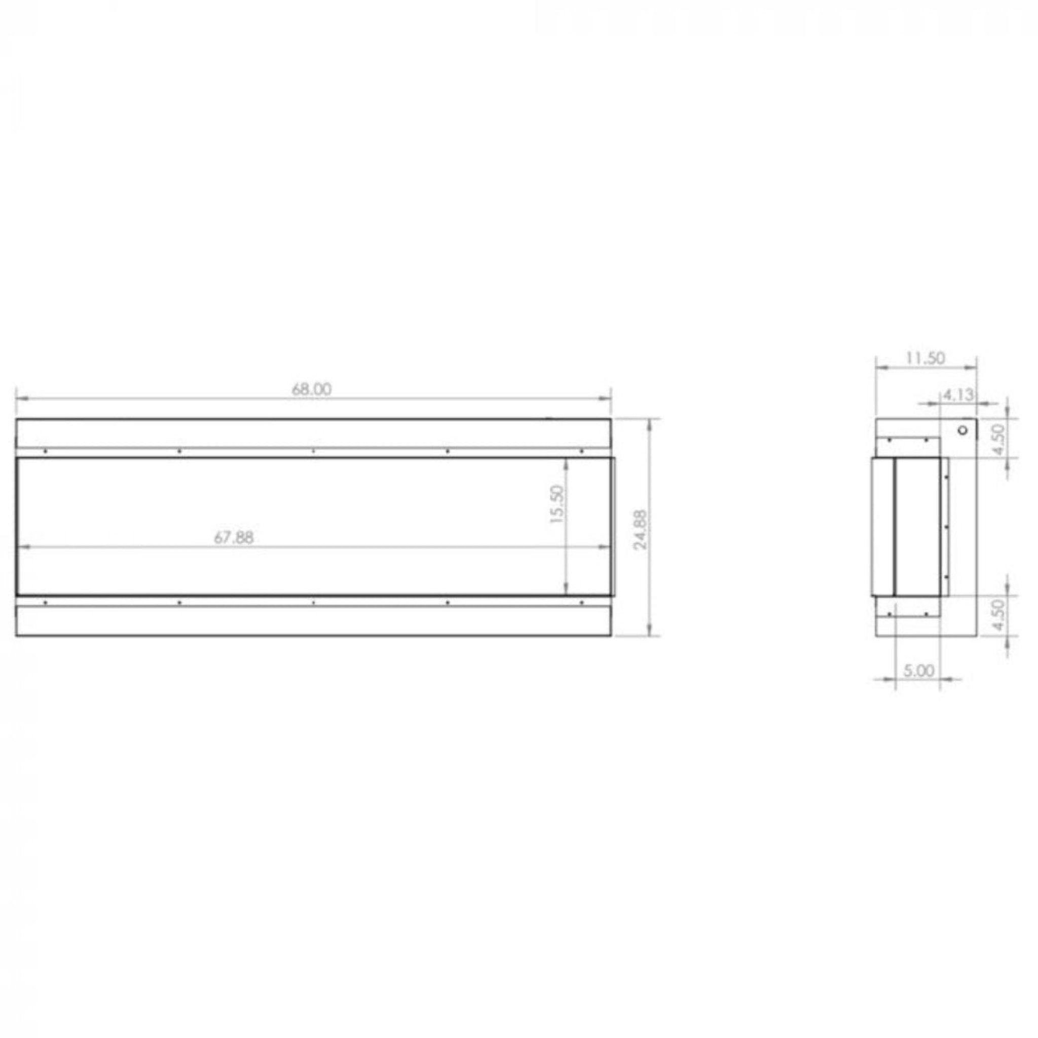 Modern Flames Redstone 36-Inch Built-In Traditional Electric Fireplace [RS-3626] (SAK36514) – SAKSBY WHOLESALE, view 7