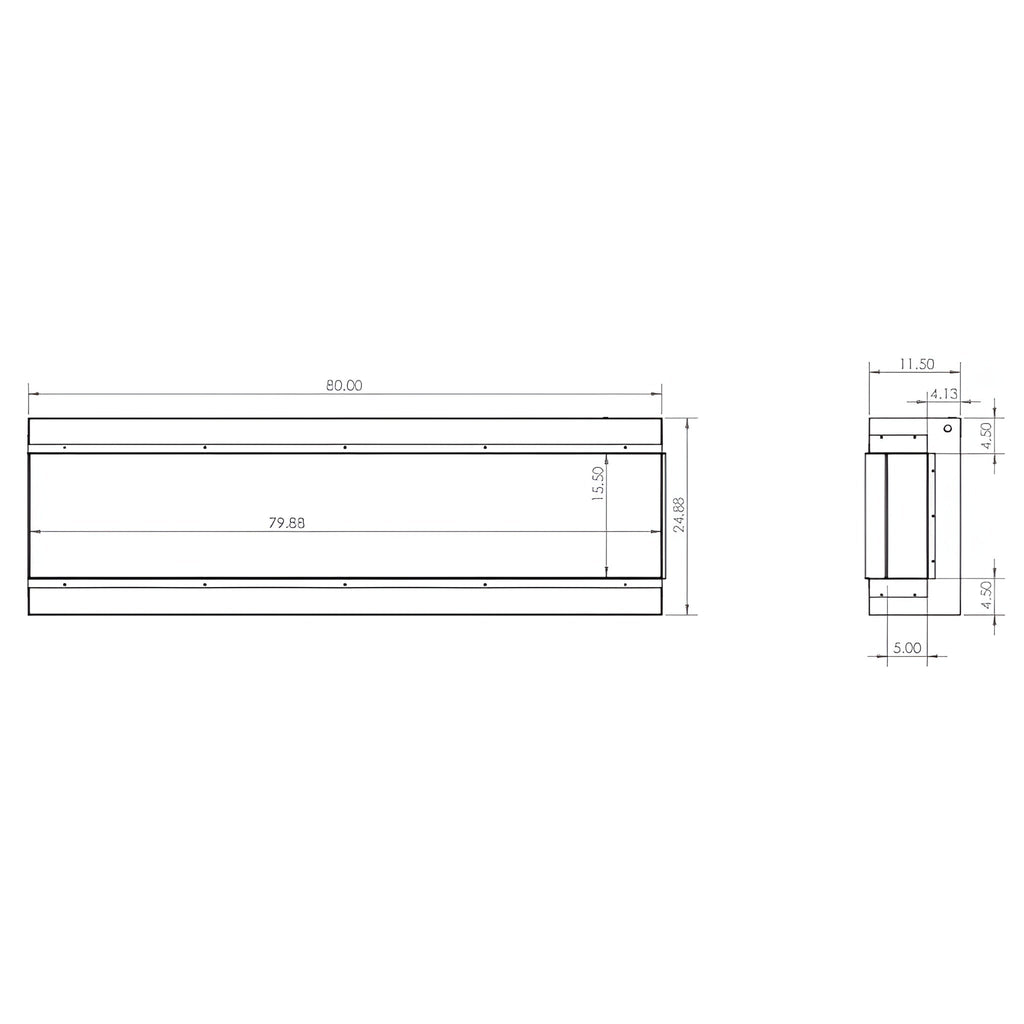 Modern Flames Redstone 42-Inch Built-In Traditional Electric Fireplace [RS-4229] (SAK97326) – SAKSBY WHOLESALE, view 7