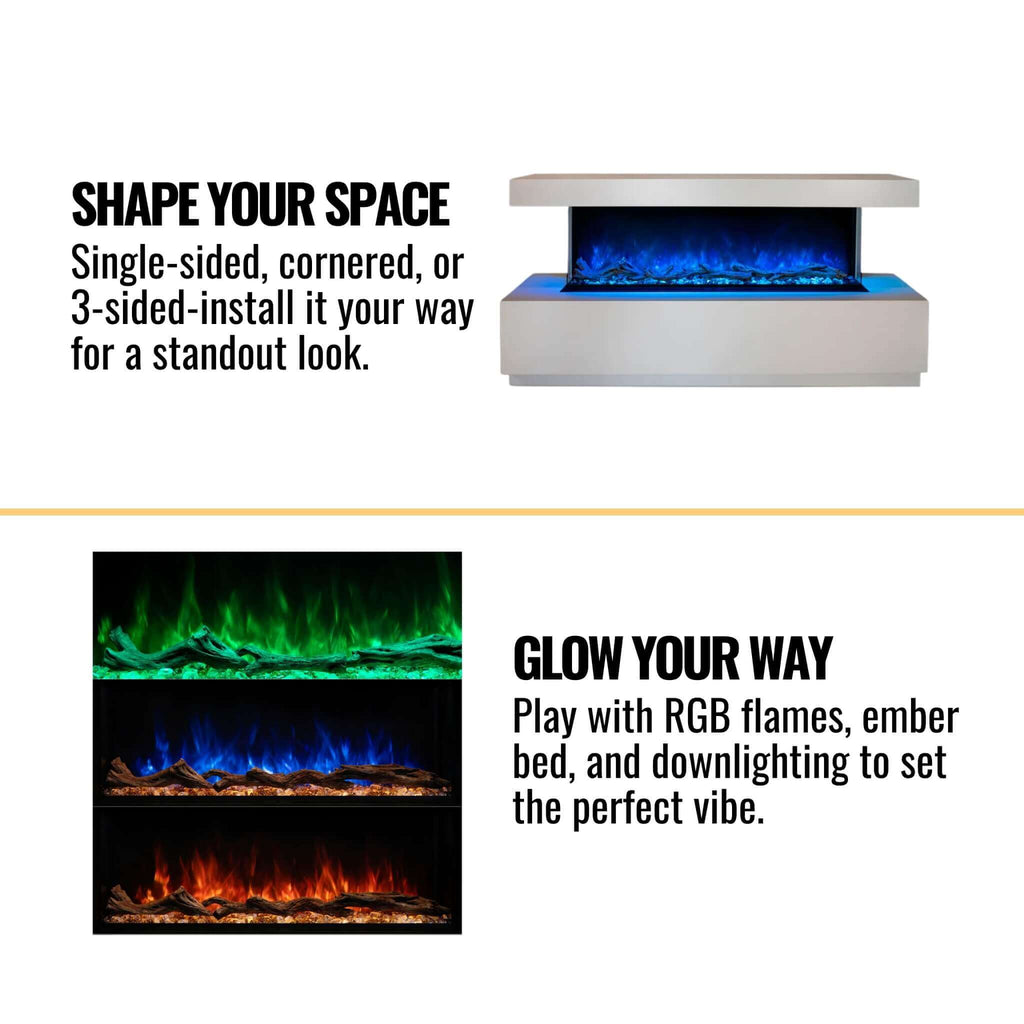 Modern Flames Landscape Pro Multi 44-Inch Linear Multi-Sided Electric Fireplace [LPM-4416] (SAK12502) – SAKSBY WHOLESALE, vie