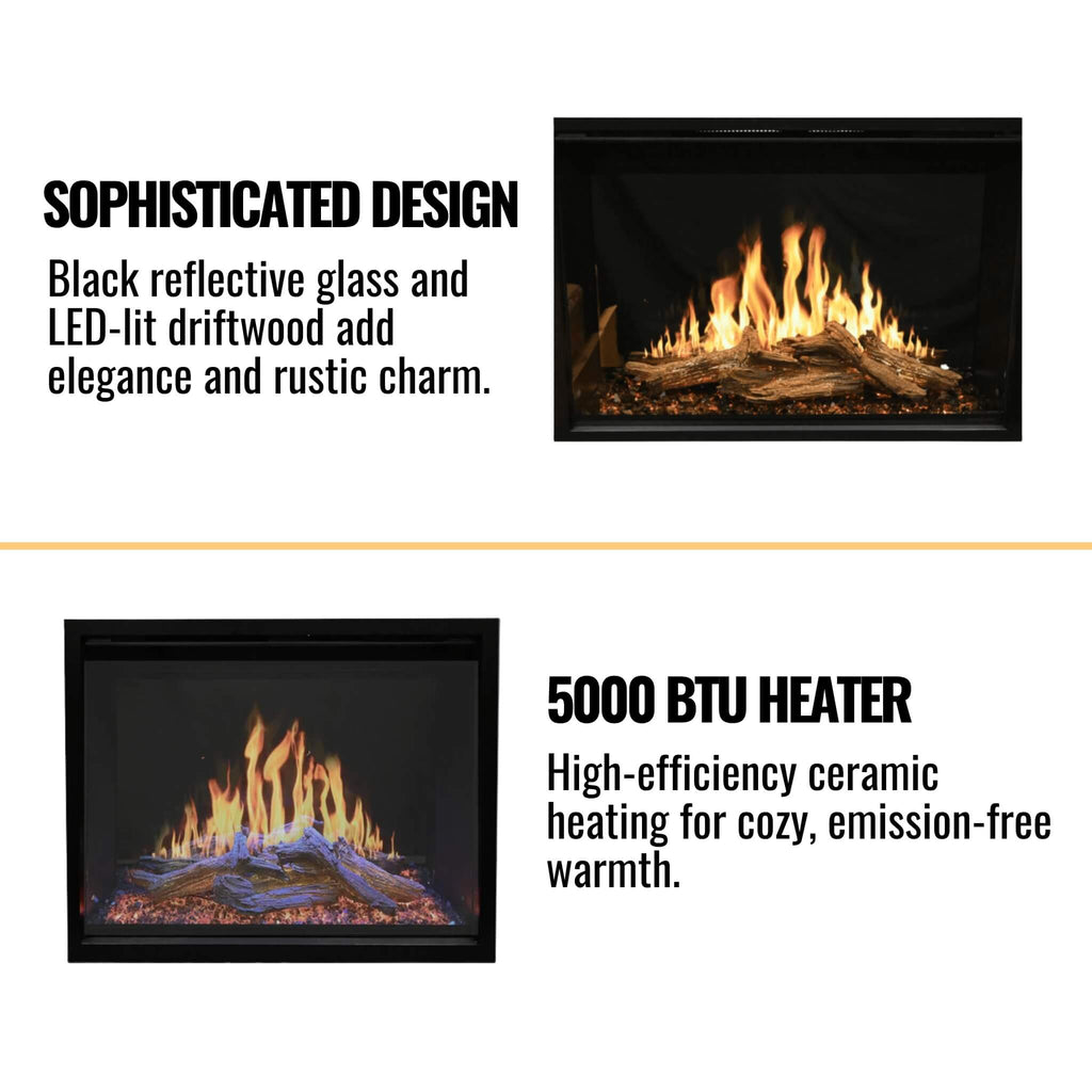 Modern Flames Orion Traditional 42-Inch Heliovision Electric Fireplace [OR42-TRAD] (SAK83765) – SAKSBY WHOLESALE, view 15