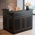 Velmor Modern L-Shaped Reception Desk With Storage Shelves (SAK81036) – SAKSBY WHOLESALE, view 10